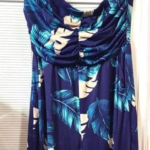 Strapless capri jumper